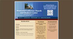 Desktop Screenshot of memoriallutheranchurch.org